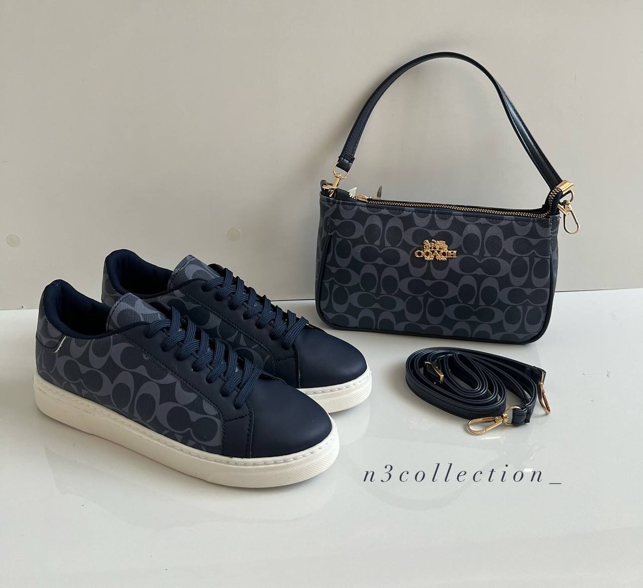 ست ونس و کیف کواچ رنگ سورمه ای مستر کوالیتی - تصویر 3