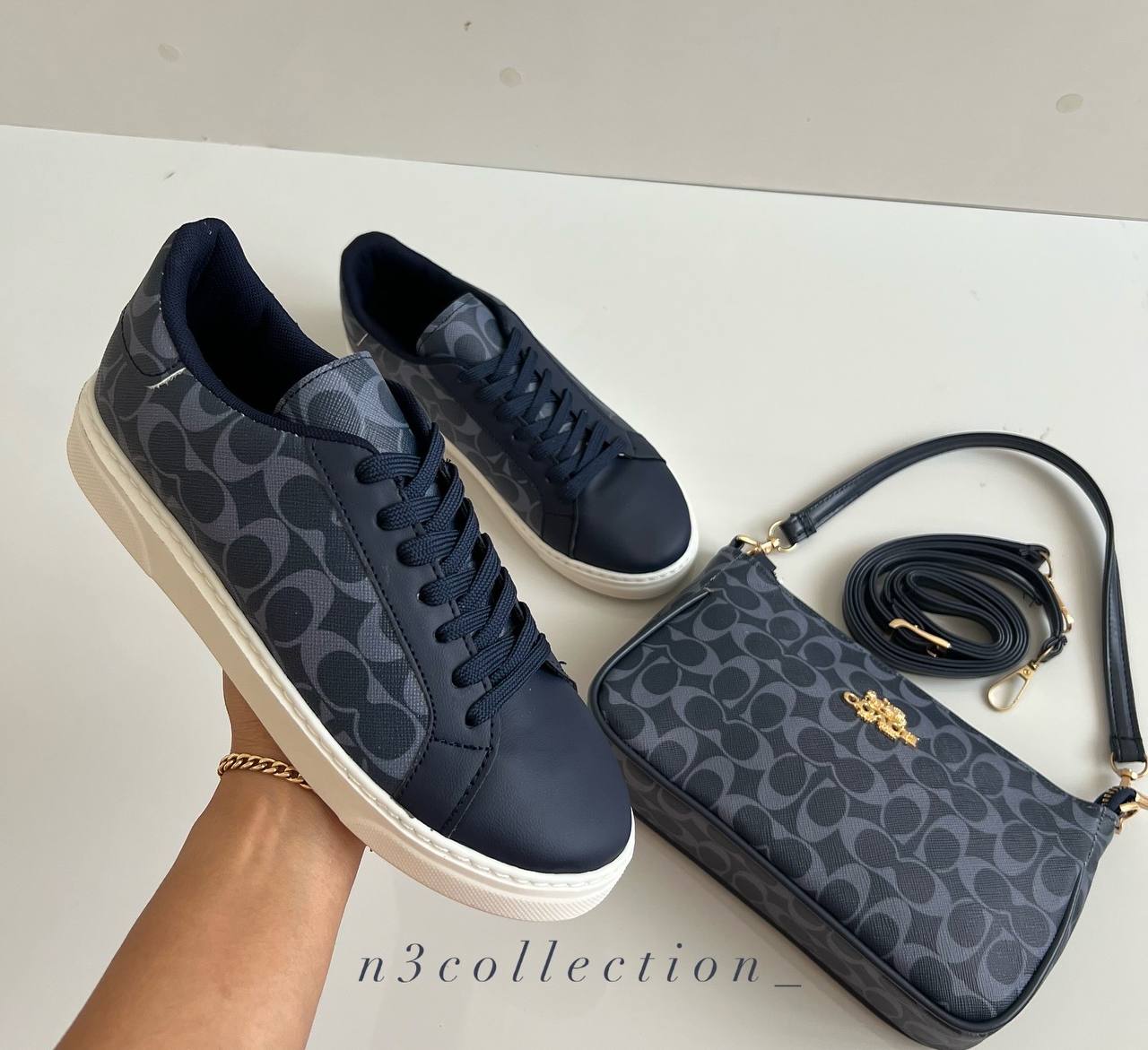 ست ونس و کیف کواچ رنگ سورمه ای مستر کوالیتی - تصویر 4