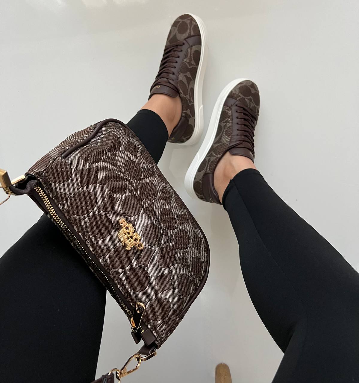 ست ونس و کیف کواچ رنگ قهوه ای مستر کوالیتی - تصویر 7