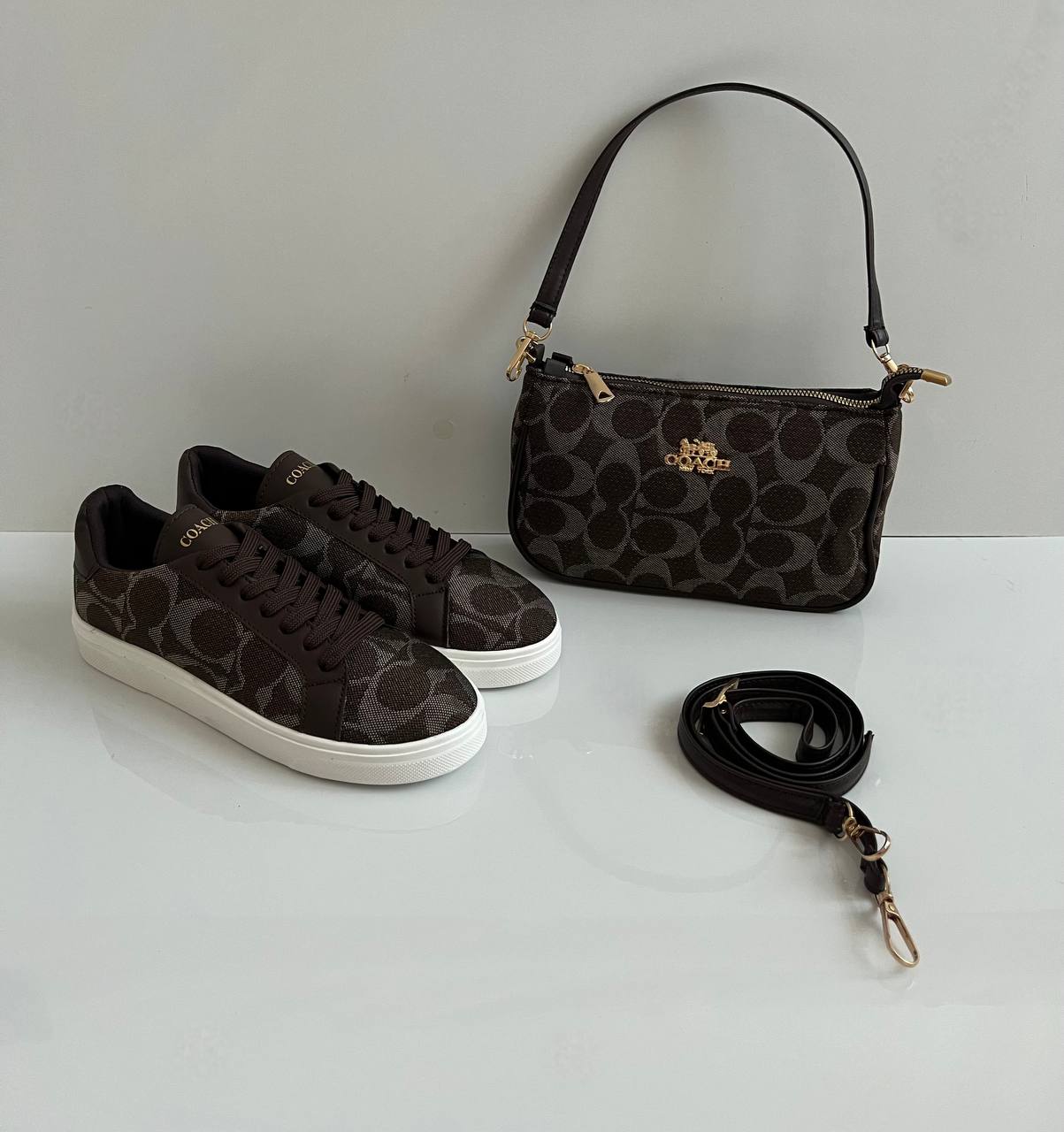 ست ونس و کیف کواچ رنگ قهوه ای مستر کوالیتی - تصویر 9