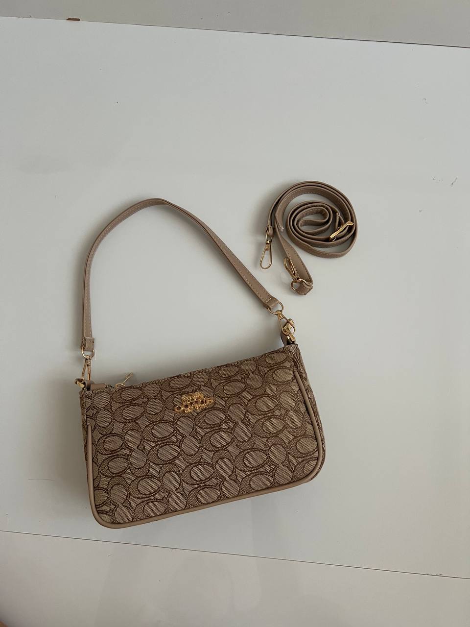 ست ونس و کیف کواچ رنگ کرم مستر کوالیتی - تصویر 9