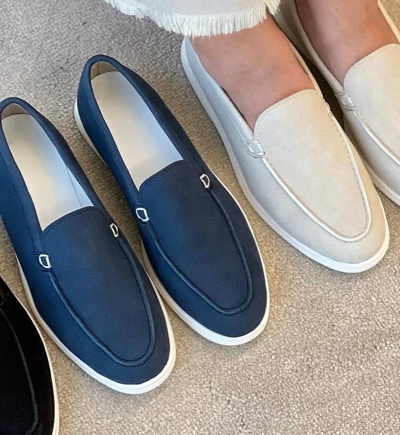 کفش لوفر جیر زنانه – ترند ۲۰۲۵، شیک و راحت با رنگبندی متنوع - تصویر 7