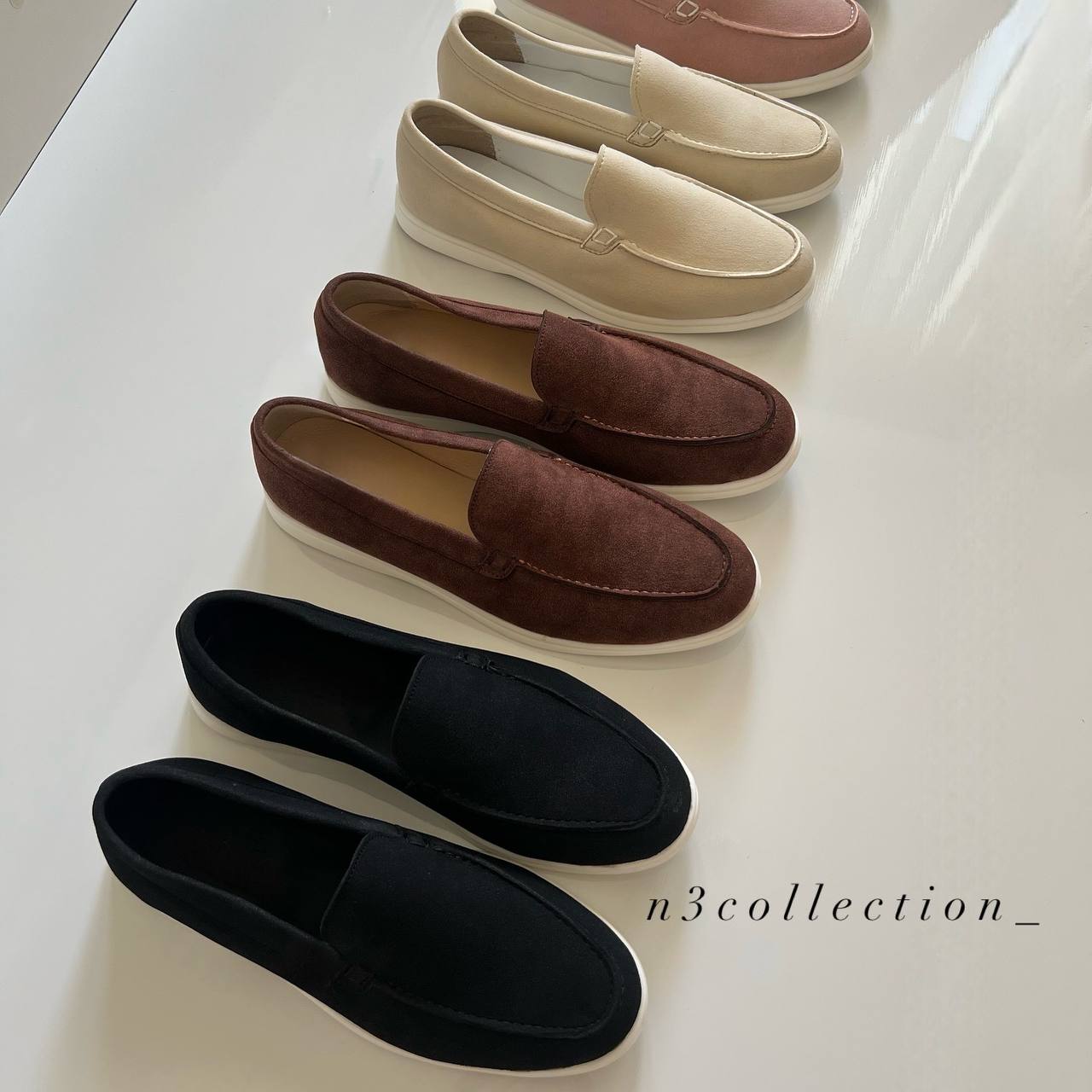 کفش لوفر جیر زنانه – ترند ۲۰۲۵، شیک و راحت با رنگبندی متنوع - تصویر 14