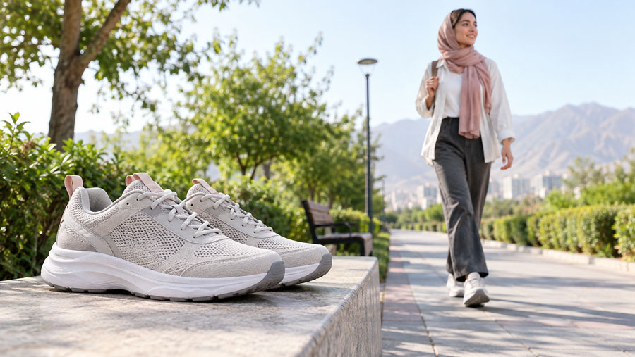 بهترین کفش برای پیاده‌روی طولانی چیست؟ راهنمای انتخاب کتونی راحت